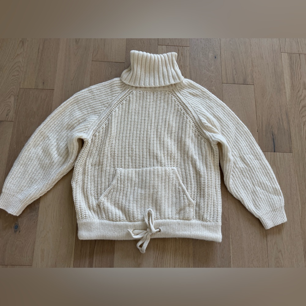 Reiss cable knit turtleneck sweater size M